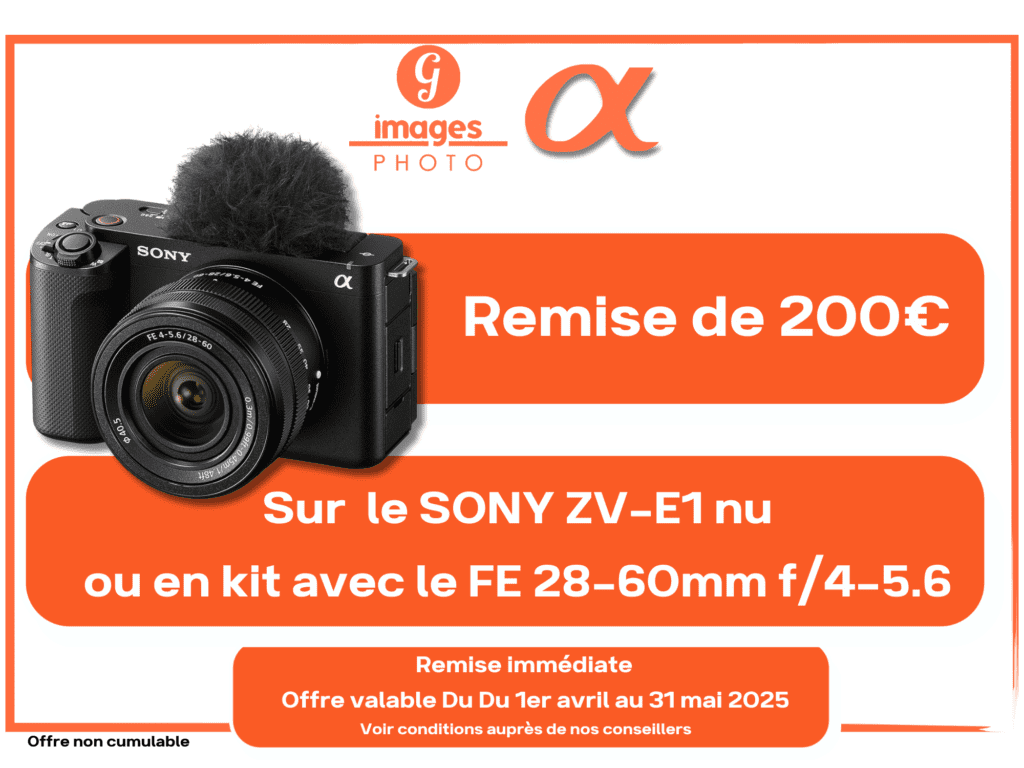 SONY ZV-E1 Boitier nu + SONY ZV-E1 + FE 28-60 mm f_4,0-5,6 200€ → Germain Photographie → Germain Photographie