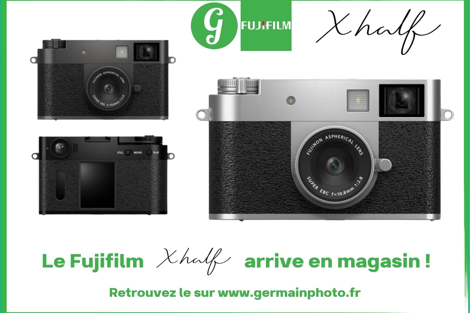 Arrivée du Xhalf au magasin Germain Photo à Tours → Germain Photographie