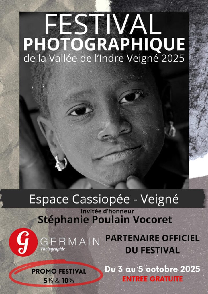 Le magasin Germain photographie a le plaisir de vous annoncer sa présence au festival photo de Veigné ! Venez tester une impressionnante sélection de matériel ! → Germain Photographie